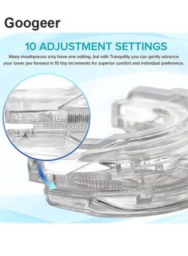 Googeer Anti-Snoring Mouth Guard Adjustable Mouthpiece Night Time Teeth Mouthguard Sleeping Bite Guard For Bruxism And Stop Snoring Custom Molding Adjustability, Snoring Reduction Aid For Men And Women - Image 5
